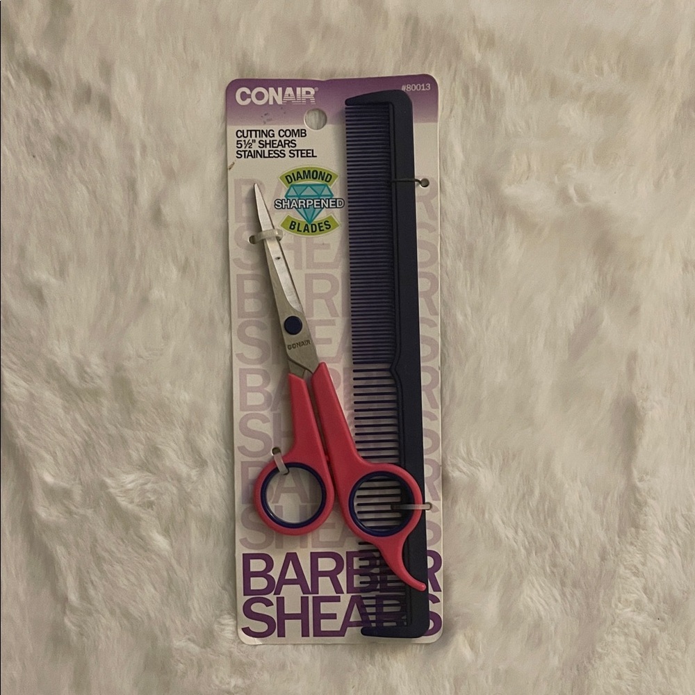 Conair Hair Shears and Comb Set  SZ 5 1/2”